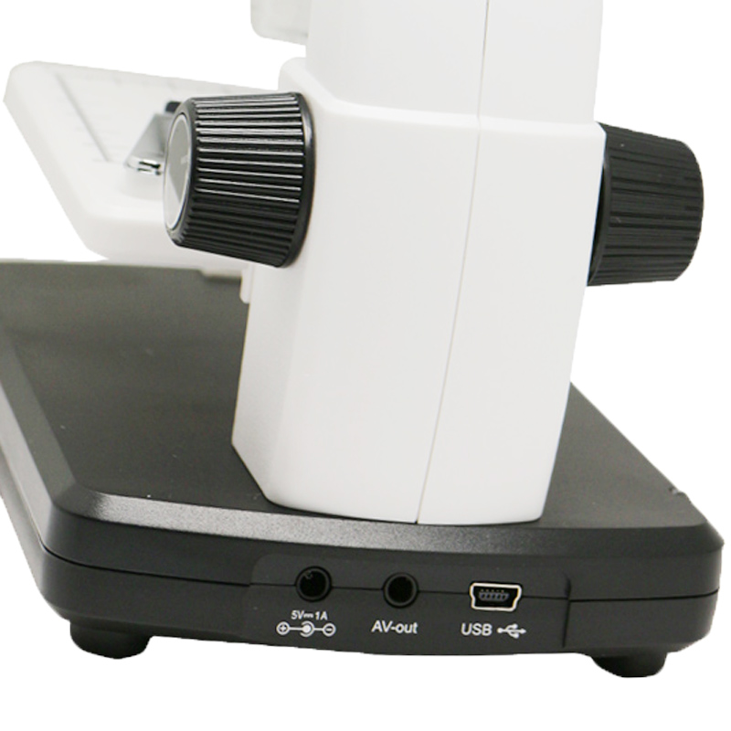 500X 5 Mega Pixels 3.5 inch LCD Standalone Digital Microscope with 8 LEDs, Support TF Card up to 32G (DMS-038M) (White)
